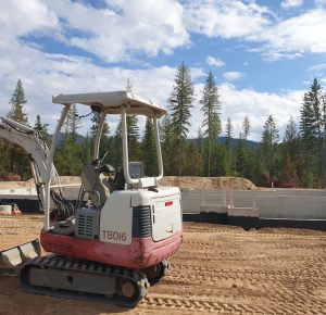 Takeuchi,Excavator,Backfill,Foundation,Work